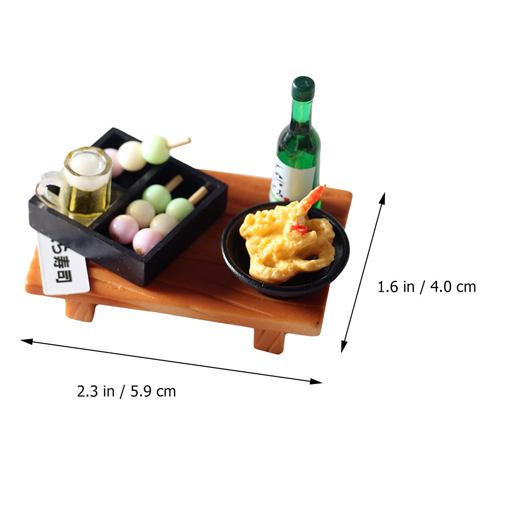 3Pcs Mini Sushi Realistic Deco - Japanese Lifestyle In Japanese ulasan dan harga