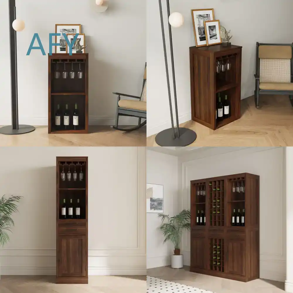 Brown Walnut Color Modular Win - Muji Home Storage ulasan dan harga